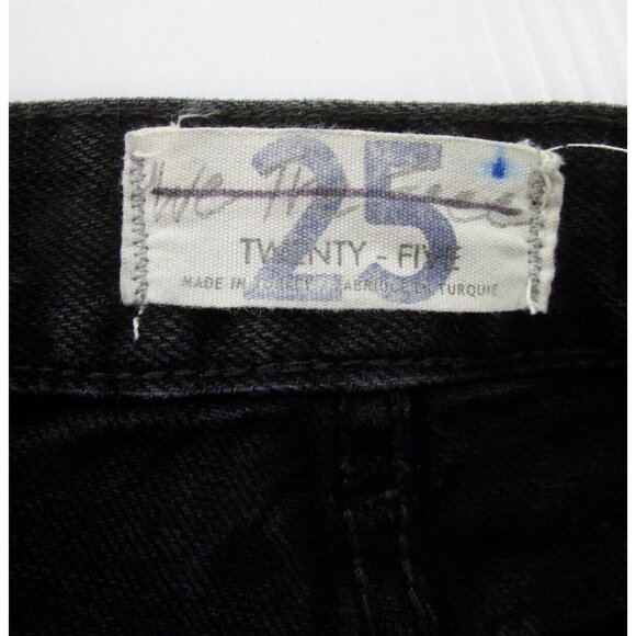 We The Free People Jeans 25 Straight High Rise Ripped Button Fly - Picture 8 of 11